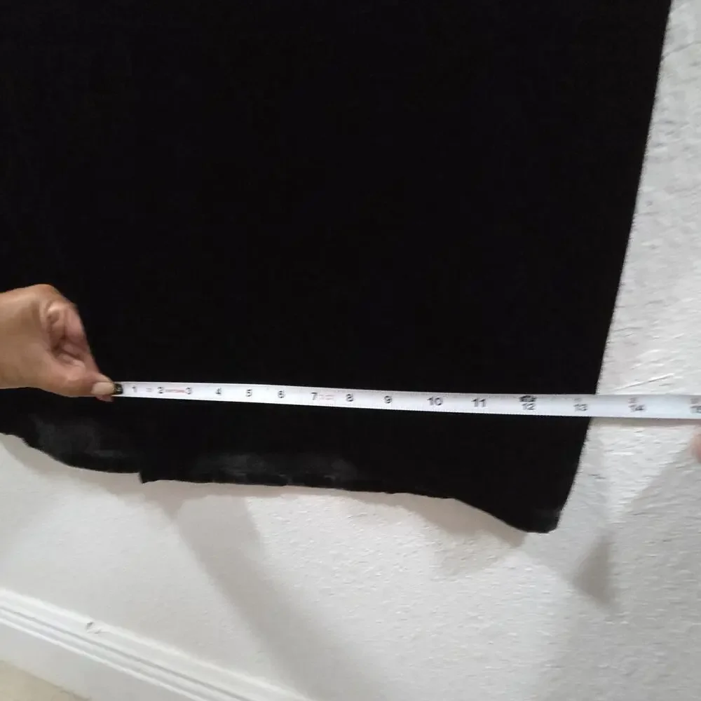 Eileen Fisher Velvet Pants Womens Plus Size XXL Black Wide Leg Silk New Whit Tag - Picture 11 of 16